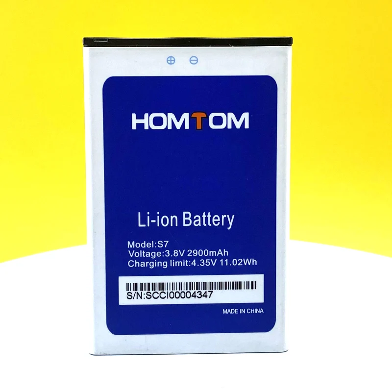 100% New 2900mAh S7 Battery For Homtom S7 Mobile Phone In Stock Latest Production High Quality Battery+Tracking Number
100% New 2900mAh S7 Battery For Homtom S7 Mobile Phone In Stock Latest Production High Quality Battery+Tracking Number
