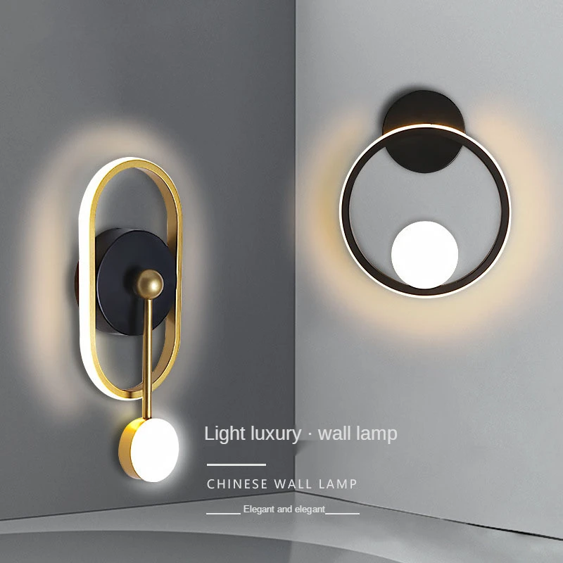 Minimalist Wall lamp Bedroom Decor Interior living Creative Bedside lamp Bedroom living Room Aisle Indoor lighting AC96V-260V
Minimalist Wall lamp Bedroom Decor Interior living Creative Bedside lamp Bedroom living Room Aisle Indoor lighting AC96V-260V