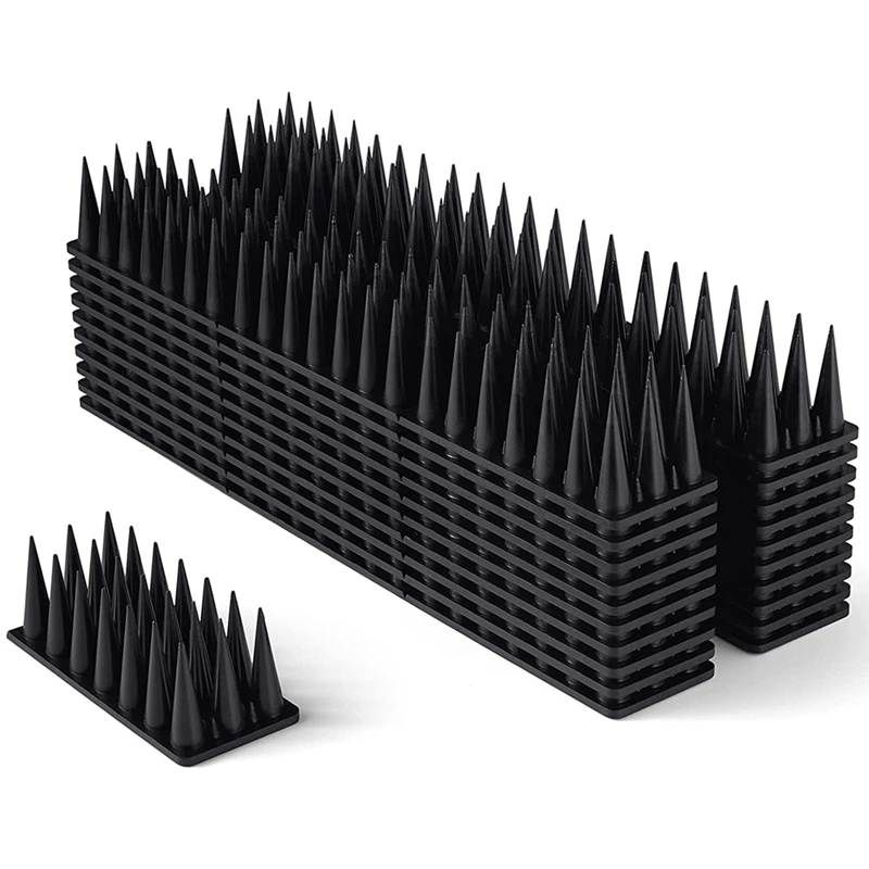 Bird Spikes, Defender Spikes for Bird Cat Squirrel Raccoon Animals Repellent to Keep Off Pigeon Crow, Spikes Fence 
Bird Spikes, Defender Spikes for Bird Cat Squirrel Raccoon Animals Repellent to Keep Off Pigeon Crow, Spikes Fence