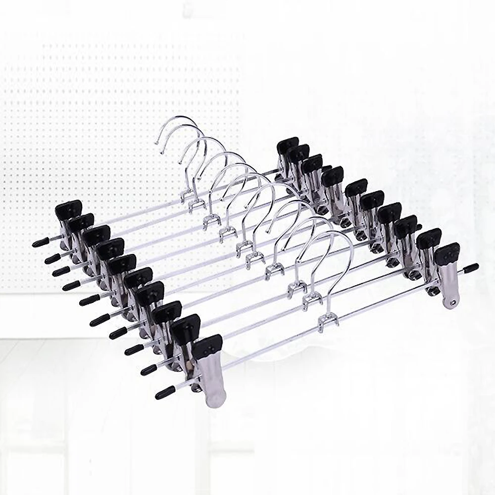 10pcs/lot New Hangers For Clothes Stainless Steel Clip Stand Hanger Pants Skirt Kid Clothes Adjustable Pinch Grip Cabide 3
10pcs/lot New Hangers For Clothes Stainless Steel Clip Stand Hanger Pants Skirt Kid Clothes Adjustable Pinch Grip Cabide 3
