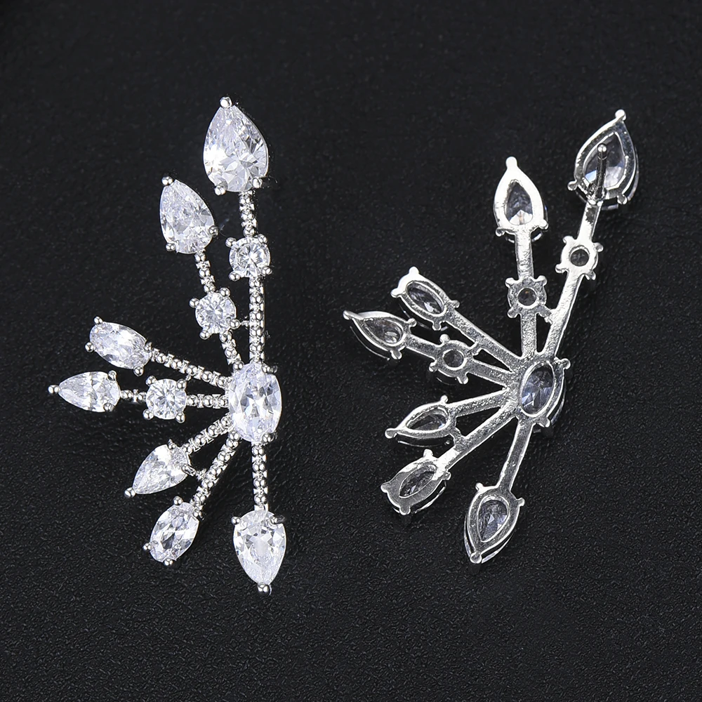 LARRAURI Fashion Geometry Fireworks Cubic Zircon Crystal Stud Earrings For Women Jewelry Wedding Brincos boucle d'oreille 2019
LARRAURI Fashion Geometry Fireworks Cubic Zircon Crystal Stud Earrings For Women Jewelry Wedding Brincos boucle d'oreille 2019