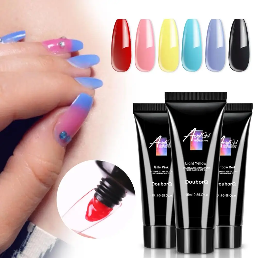 Poly Nail Acrylic UV Gel 15ml For Nails Extensions Finger Nail Art Manicures Acrylic Gel Hybrid Varnish
Poly Nail Acrylic UV Gel 15ml For Nails Extensions Finger Nail Art Manicures Acrylic Gel Hybrid Varnish