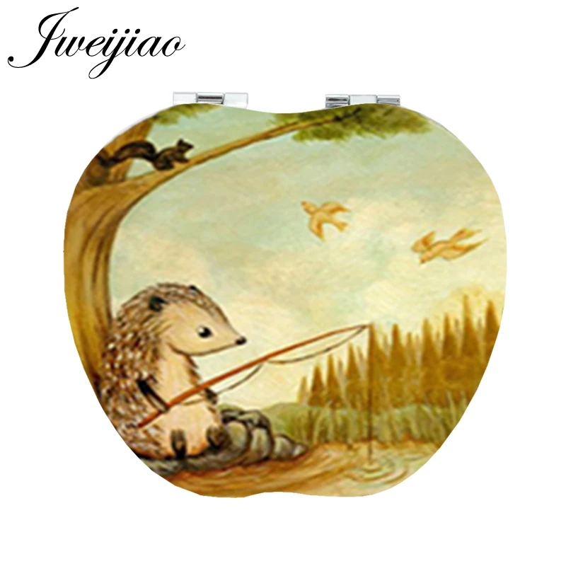 Youhaken cute Fishing Hedgehog PU Apple Shaped leather pocket mirror Autumn Harvest Cartoon animal girls Tools Mirrors H252
Youhaken cute Fishing Hedgehog PU Apple Shaped leather pocket mirror Autumn Harvest Cartoon animal girls Tools Mirrors H252
