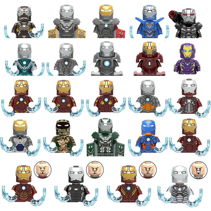 Iron Man Building Block Toys Disney Marvel Avengers Hero Figures Spider-Man Thanos War Machine Movie Character Figurine Bricks
Iron Man Building Block Toys Disney Marvel Avengers Hero Figures Spider-Man Thanos War Machine Movie Character Figurine Bricks