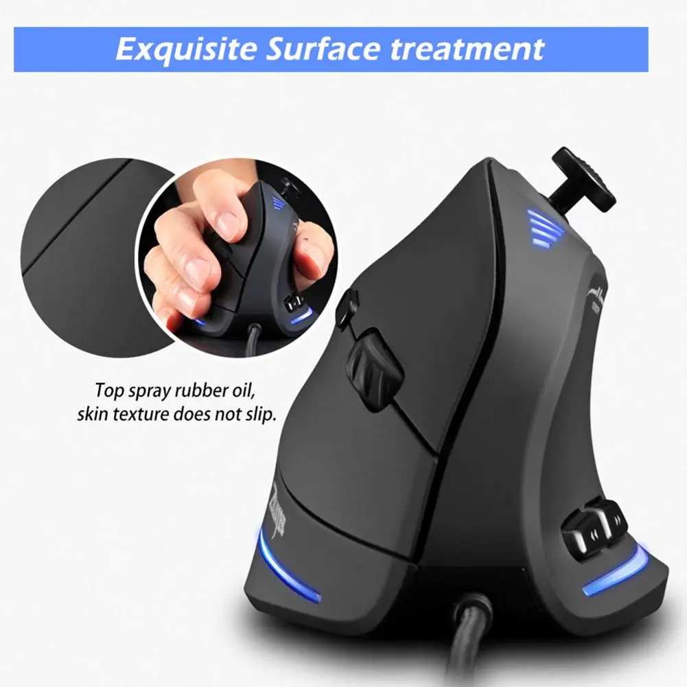 ZELOTES C-18 Vertical Wired USB 10000 DPI A Optical Gaming Mouse 12 Programmable Buttons Computer Game Mice 5A djustable DPI
ZELOTES C-18 Vertical Wired USB 10000 DPI A Optical Gaming Mouse 12 Programmable Buttons Computer Game Mice 5A djustable DPI