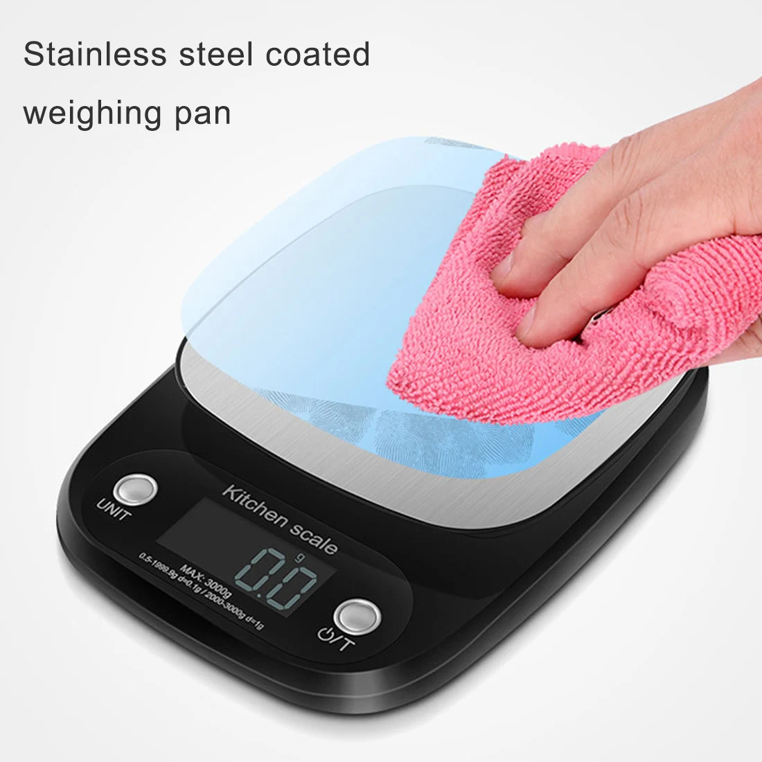 LCD Display Electronic Scale High Precision Digital Scale Stainless Steel Pocket Scale Essential For The Kitchen Multiple use
LCD Display Electronic Scale High Precision Digital Scale Stainless Steel Pocket Scale Essential For The Kitchen Multiple use