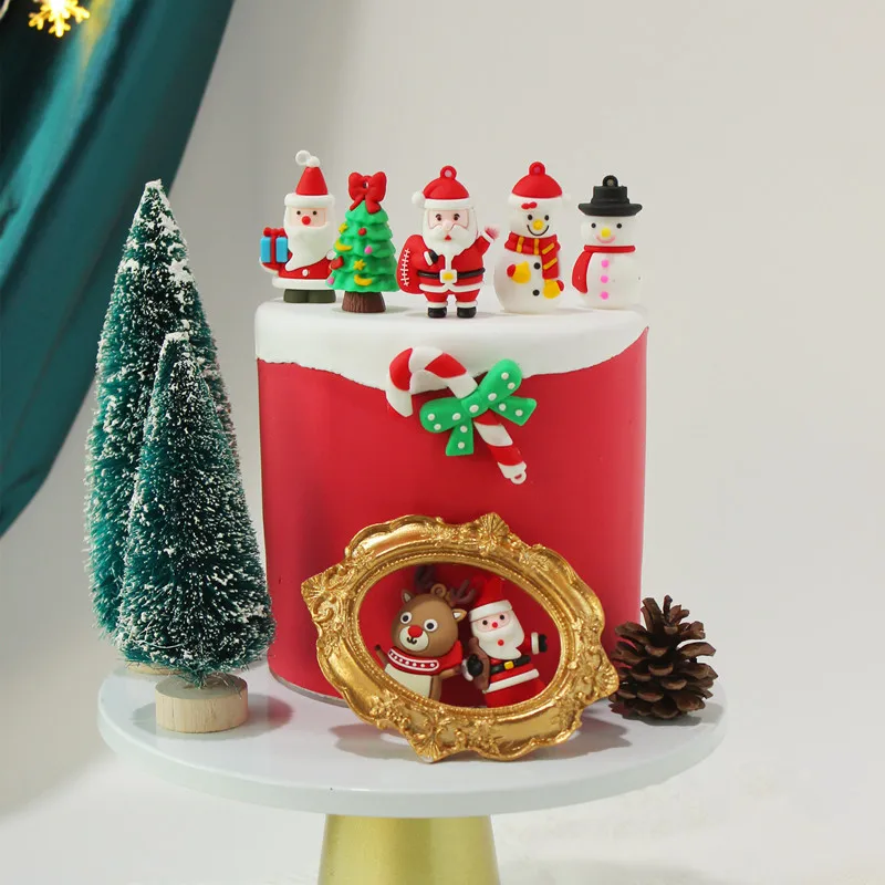 Рождественское украшение для торта, Санта-Клаус, снеговик, капкейк, топпер для счастливой рождественской вечеринки, праздничные украшения ...
Рождественское украшение для торта, Санта-Клаус, снеговик, капкейк, топпер для счастливой рождественской вечеринки, праздничные украшения ...