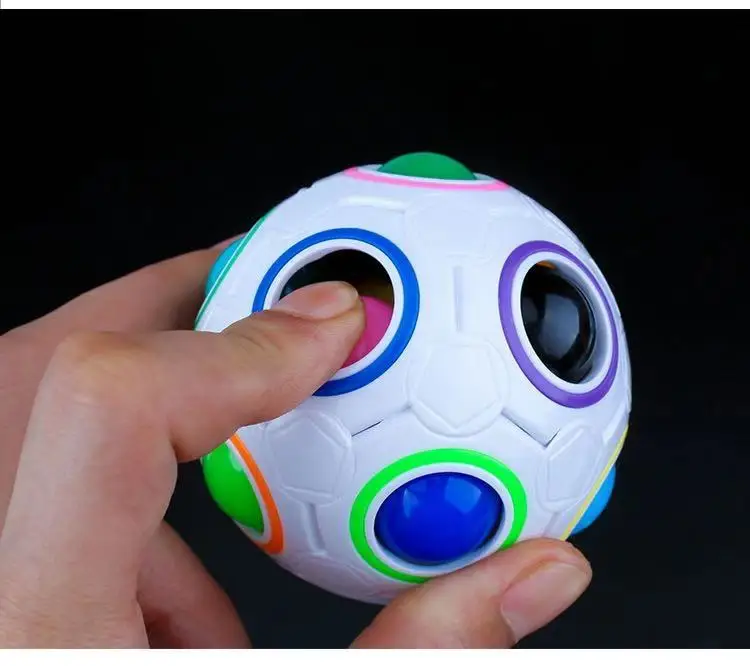 2021 Rainbow Ball Puzzles Spheric Magic Cube Toy Adult Kids Plastic Creative Football Learning Educational Toys Gifts For Childr
2021 Rainbow Ball Puzzles Spheric Magic Cube Toy Adult Kids Plastic Creative Football Learning Educational Toys Gifts For Childr