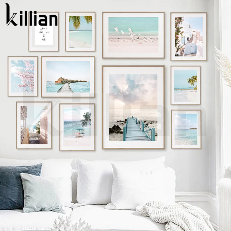 Seascape Sandy Beach Blossom Seagull Coconut Tree Scenery Wall Art Canvas Painting Posters and Prints Home Wall Decoration
Seascape Sandy Beach Blossom Seagull Coconut Tree Scenery Wall Art Canvas Painting Posters and Prints Home Wall Decoration