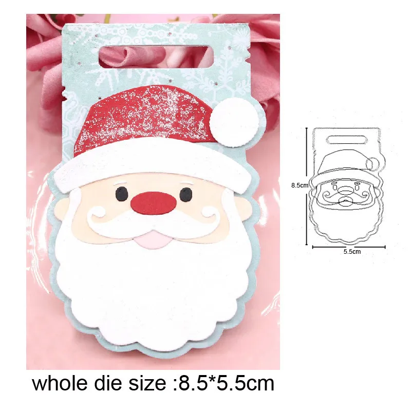 Craft dies Santa Claus Label Metal Cutting Dies Embossing Die Cut Scrapbooking Paper Craft Knife Mould Blade Punch Stencils dies
Craft dies Santa Claus Label Metal Cutting Dies Embossing Die Cut Scrapbooking Paper Craft Knife Mould Blade Punch Stencils dies