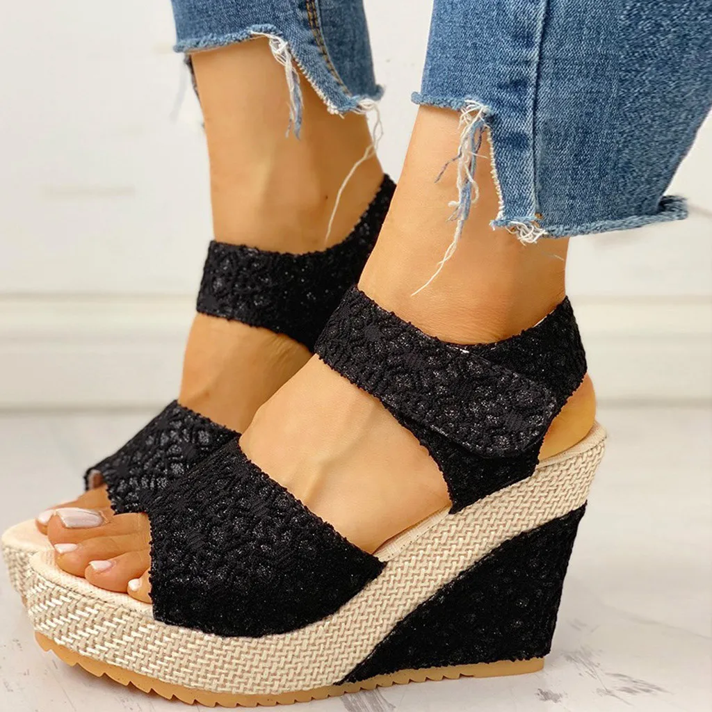 Summer ladies wedges ladies platform high heel sandals bowknot ladies sandals women shoes 
Summer ladies wedges ladies platform high heel sandals bowknot ladies sandals women shoes