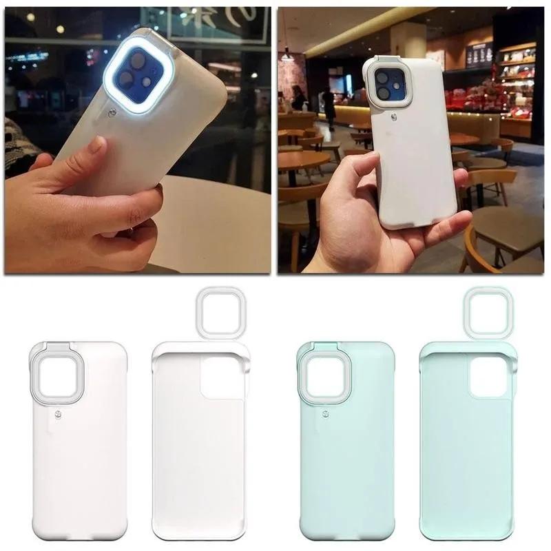 Selfie Beauty Light Up Ring Flash Phone Case Circle Led Lighting Cover For Iphone 12 Pro Max Phone Protective Case
Selfie Beauty Light Up Ring Flash Phone Case Circle Led Lighting Cover For Iphone 12 Pro Max Phone Protective Case