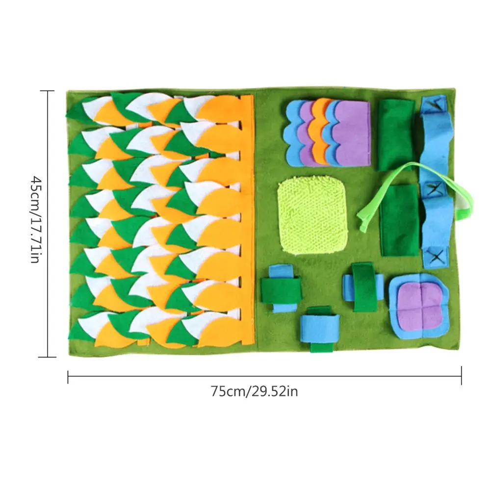 Dog Snuffle Mat Pet Slow Feeding Mat Washable Foraging Smell Training Puzzle Toy Pet Dog Stress Relief Sniffing Training Blanket
Dog Snuffle Mat Pet Slow Feeding Mat Washable Foraging Smell Training Puzzle Toy Pet Dog Stress Relief Sniffing Training Blanket
