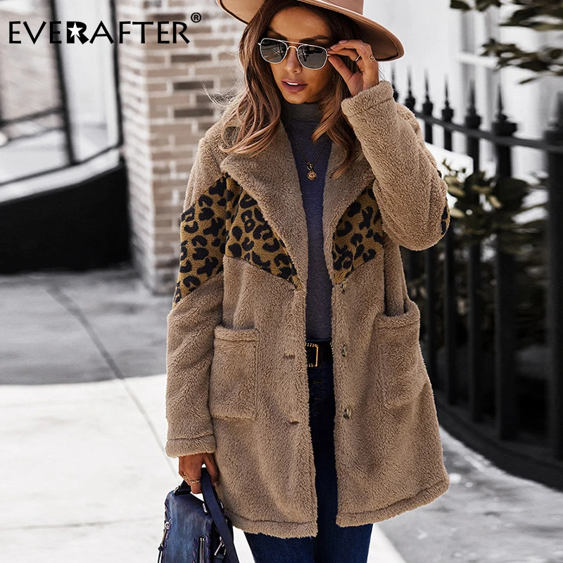 EVERAFTER Teddy пальто женские куртки из искусственного меха с длинным рукавом леопардовые пальто зимние модные большие женские теплые длинные пи...
EVERAFTER Teddy пальто женские куртки из искусственного меха с длинным рукавом леопардовые пальто зимние модные большие женские теплые длинные пи...