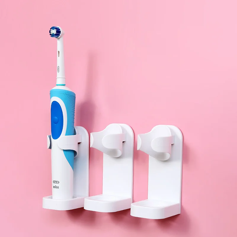 Toothbrush Holder Traceless Stand Rack Creative Electric Toothbrush Organizer Wall-Mounted Holder Space Saving Bathroom Acces 
Toothbrush Holder Traceless Stand Rack Creative Electric Toothbrush Organizer Wall-Mounted Holder Space Saving Bathroom Acces