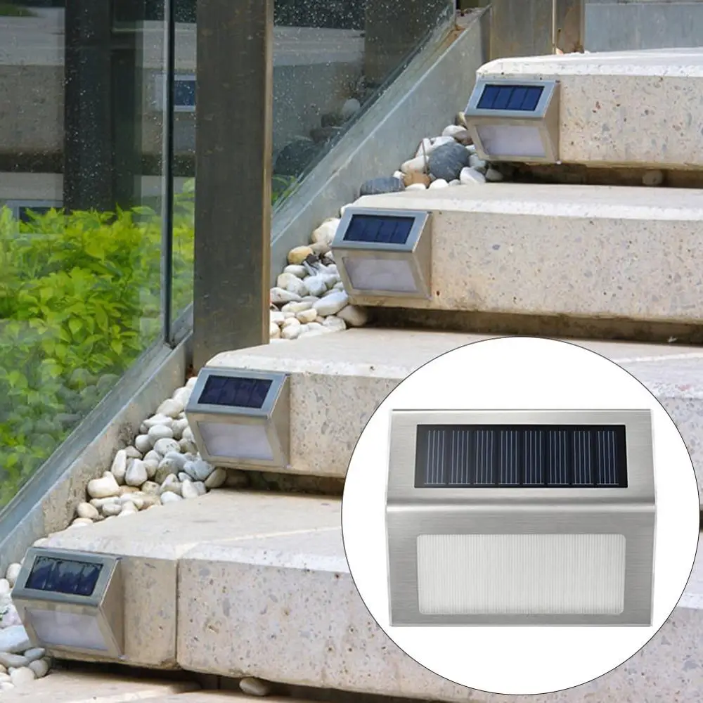 Stainless Steel 2LED Solar Light Waterproof Outdoor Solar Power Garden Light Energy Saving Courtyard Pathway Solar Led Wall Lamp
Stainless Steel 2LED Solar Light Waterproof Outdoor Solar Power Garden Light Energy Saving Courtyard Pathway Solar Led Wall Lamp
