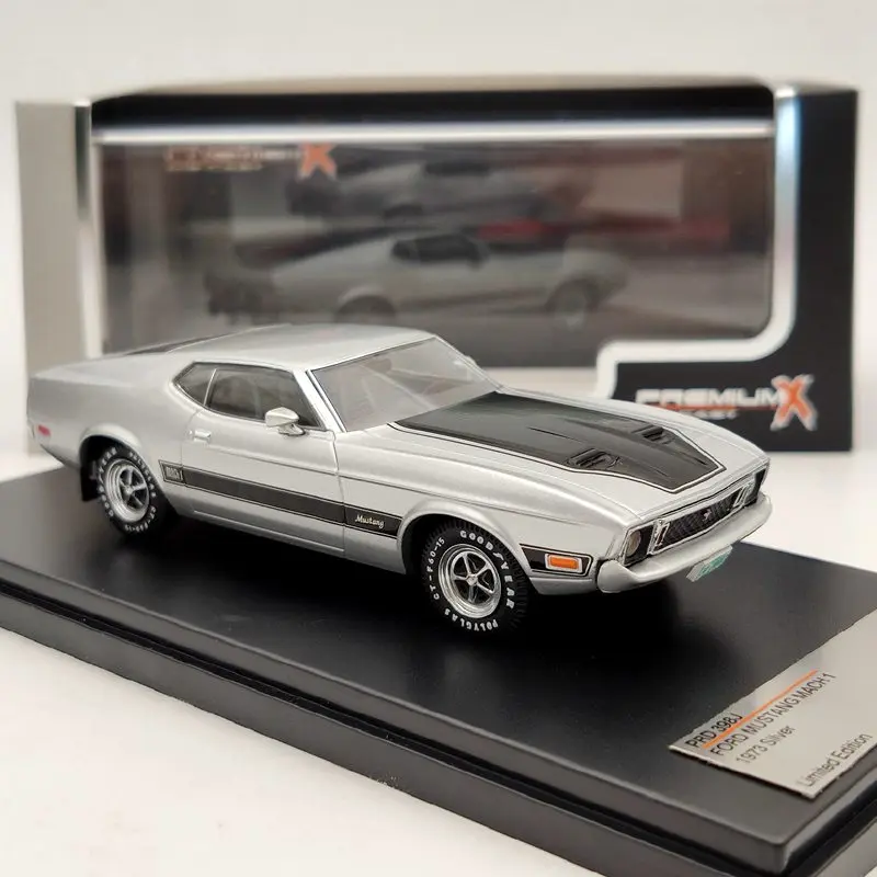 1/43 Премиум X для Ford Mustang Mach 1 синие/Серебристые/красные литые модели автомобиля