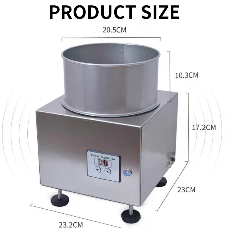 Cooling machine capable of cooling 1kg coffee beans, cooling plate, blowing cooling plate, adjustable wind speed, intelligent
Cooling machine capable of cooling 1kg coffee beans, cooling plate, blowing cooling plate, adjustable wind speed, intelligent