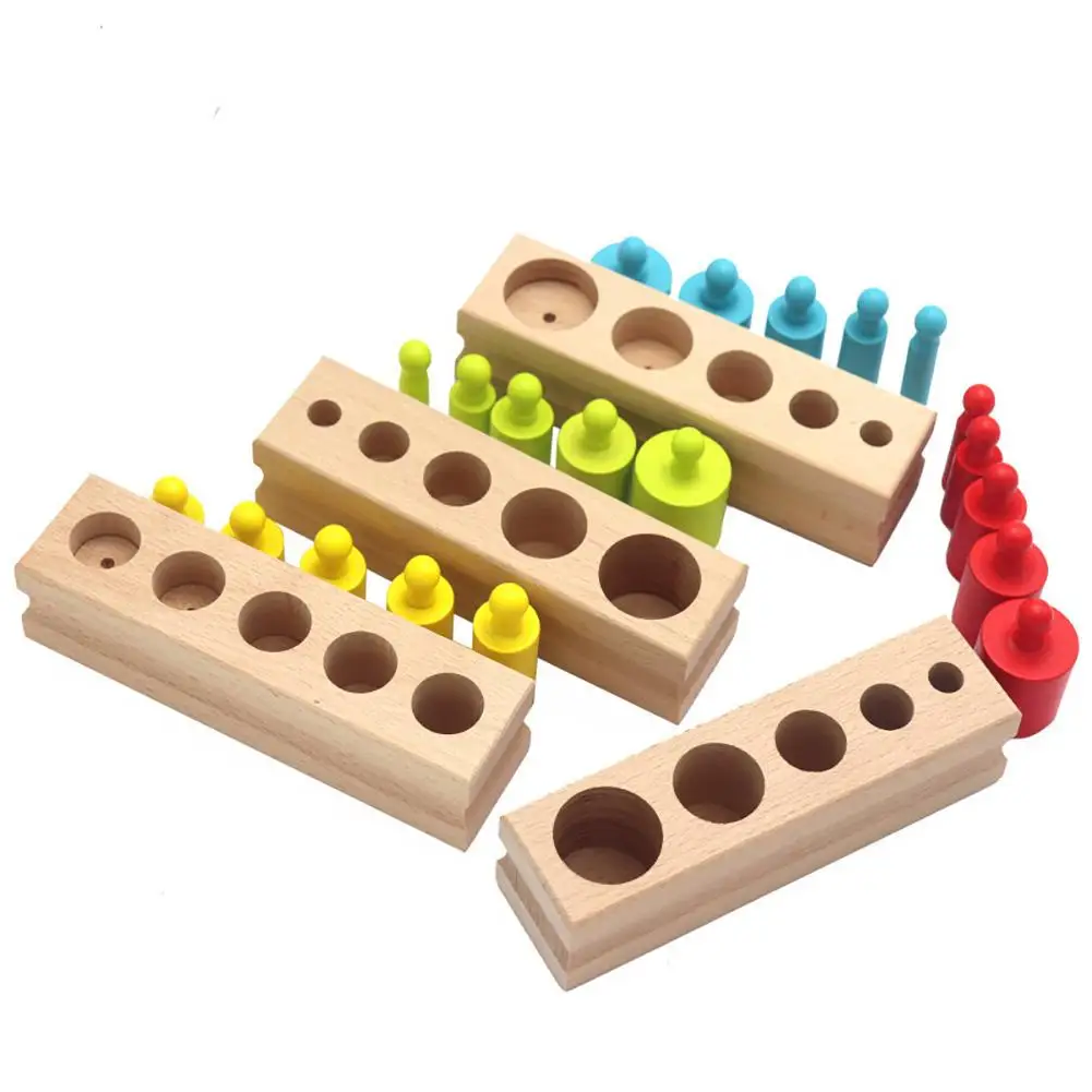 Colorful Socket Cylinder Blocks Wooden Montessori Children Educational Toys
Colorful Socket Cylinder Blocks Wooden Montessori Children Educational Toys