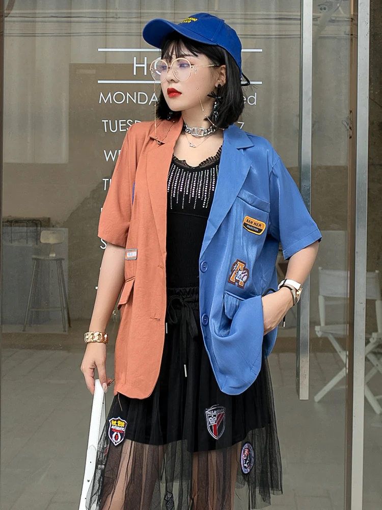 QING MO Plus Size Women Temperament Coat 2021 Women Patchwork Color Coat Female Single Breasted Suit Coat ZQY7381
QING MO Plus Size Women Temperament Coat 2021 Women Patchwork Color Coat Female Single Breasted Suit Coat ZQY7381
