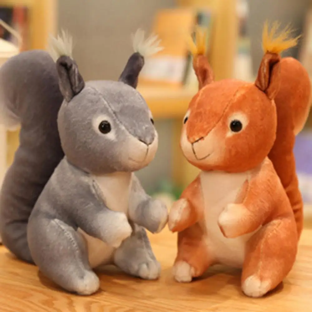 Stuffed Squirrel Doll Lovely Desktop Ornaments Stuffed Squirrel Toy Fine Workmanship No Deformation Plush Squirrel Doll
Stuffed Squirrel Doll Lovely Desktop Ornaments Stuffed Squirrel Toy Fine Workmanship No Deformation Plush Squirrel Doll