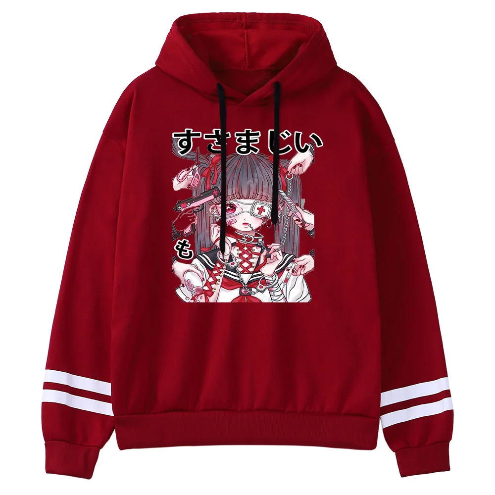 Japanese Horror Girl Print Sweatshirt Woman With Hood Loose Aesthetics Warm Couple Clothes Kpop Harajuku Autumn Women's Hoodies
Japanese Horror Girl Print Sweatshirt Woman With Hood Loose Aesthetics Warm Couple Clothes Kpop Harajuku Autumn Women's Hoodies