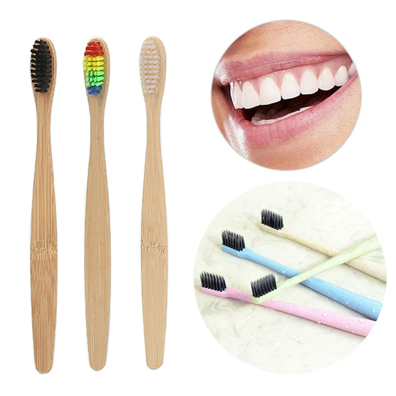 5PCS Eco-Friendly Colorful/Black Soft Bristle Wooden Tooth Brush for Adults Tooth Brushes Cleaning Dental Oral Care Teeth Care
5PCS Eco-Friendly Colorful/Black Soft Bristle Wooden Tooth Brush for Adults Tooth Brushes Cleaning Dental Oral Care Teeth Care