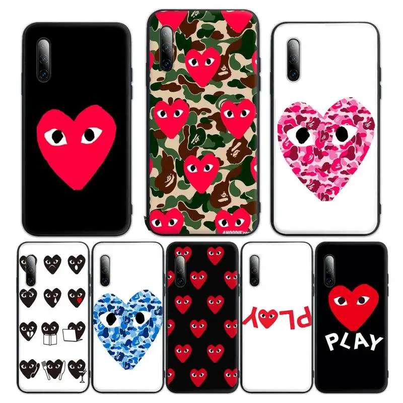 PLAY Comme des Garcons Heart Phone Case for Huawei p10 p20 p30 p40 p40pro p20lite p30pro p9lite2016 coque Fundas
PLAY Comme des Garcons Heart Phone Case for Huawei p10 p20 p30 p40 p40pro p20lite p30pro p9lite2016 coque Fundas