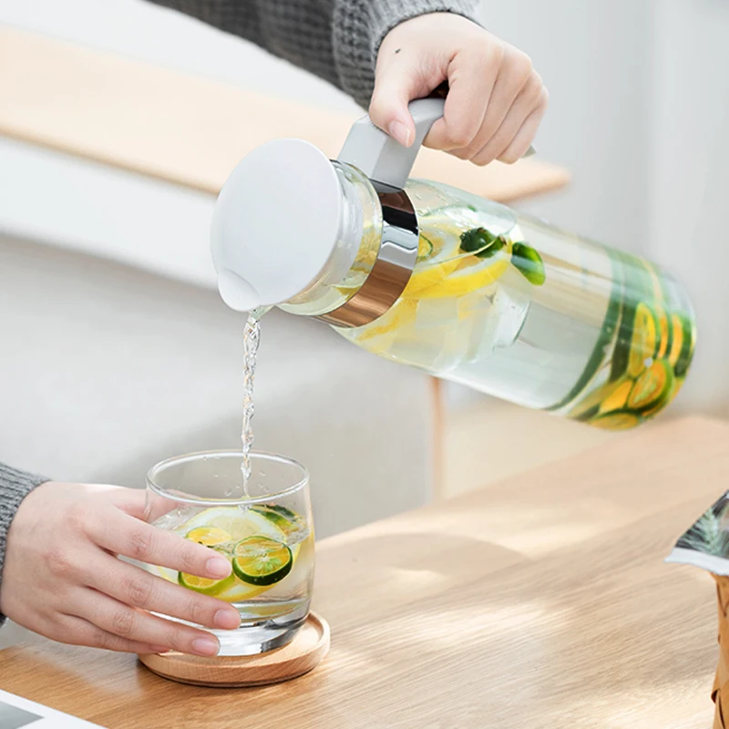 Термостойкая стеклянная бутылка для воды, вместительная чашка для холодной кипяченой воды, чайник для холодной воды, бутылка для напитков ...
Термостойкая стеклянная бутылка для воды, вместительная чашка для холодной кипяченой воды, чайник для холодной воды, бутылка для напитков ...