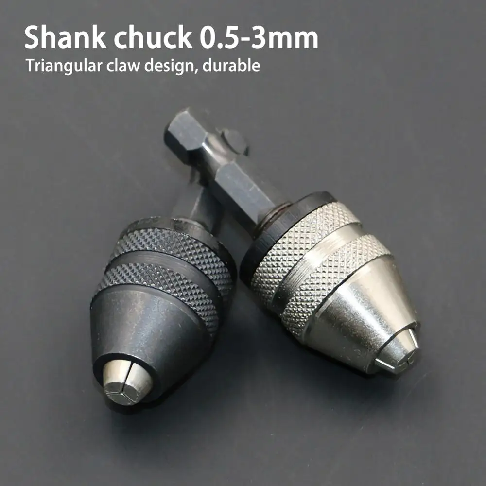 Keyless Drill Chuck Screwdriver Impact Driver Adapter 1/4 '' Hex Shank Drill Bit Tool
Keyless Drill Chuck Screwdriver Impact Driver Adapter 1/4 '' Hex Shank Drill Bit Tool
