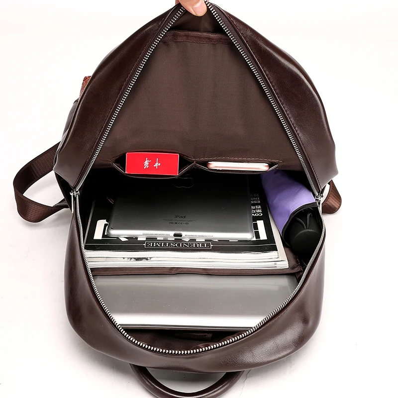 New Alligator Men Backpacks Fashion High Quality Pu Leather Male Korean Student Backpack Boy Business Laptop School Computer Bag
New Alligator Men Backpacks Fashion High Quality Pu Leather Male Korean Student Backpack Boy Business Laptop School Computer Bag