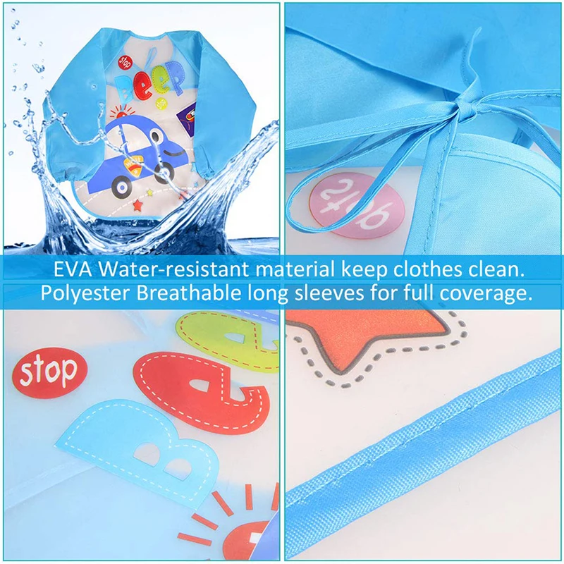 0-3Y Waterproof Baberos Bavoir Bibs Children Apron Long Sleeve Feeding Smock Bibs Kids Eating Breastplate Baby Burp Clothing
0-3Y Waterproof Baberos Bavoir Bibs Children Apron Long Sleeve Feeding Smock Bibs Kids Eating Breastplate Baby Burp Clothing