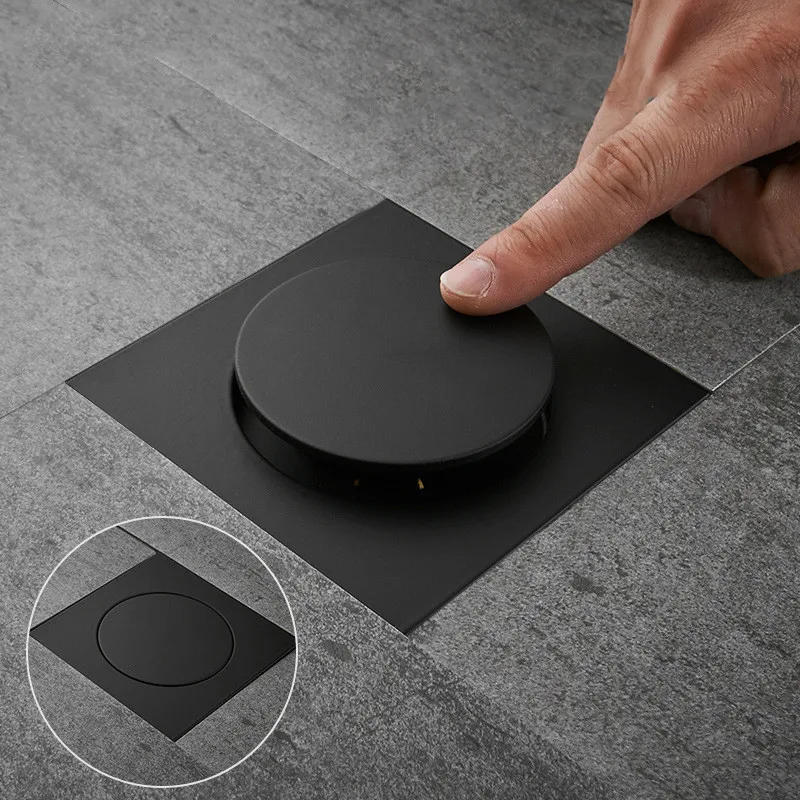 Pop Up Floor Drain Shower Room Push Down Drain Plug Anti-odor Bath Black Shower Drain Bass Sink Drain
Pop Up Floor Drain Shower Room Push Down Drain Plug Anti-odor Bath Black Shower Drain Bass Sink Drain