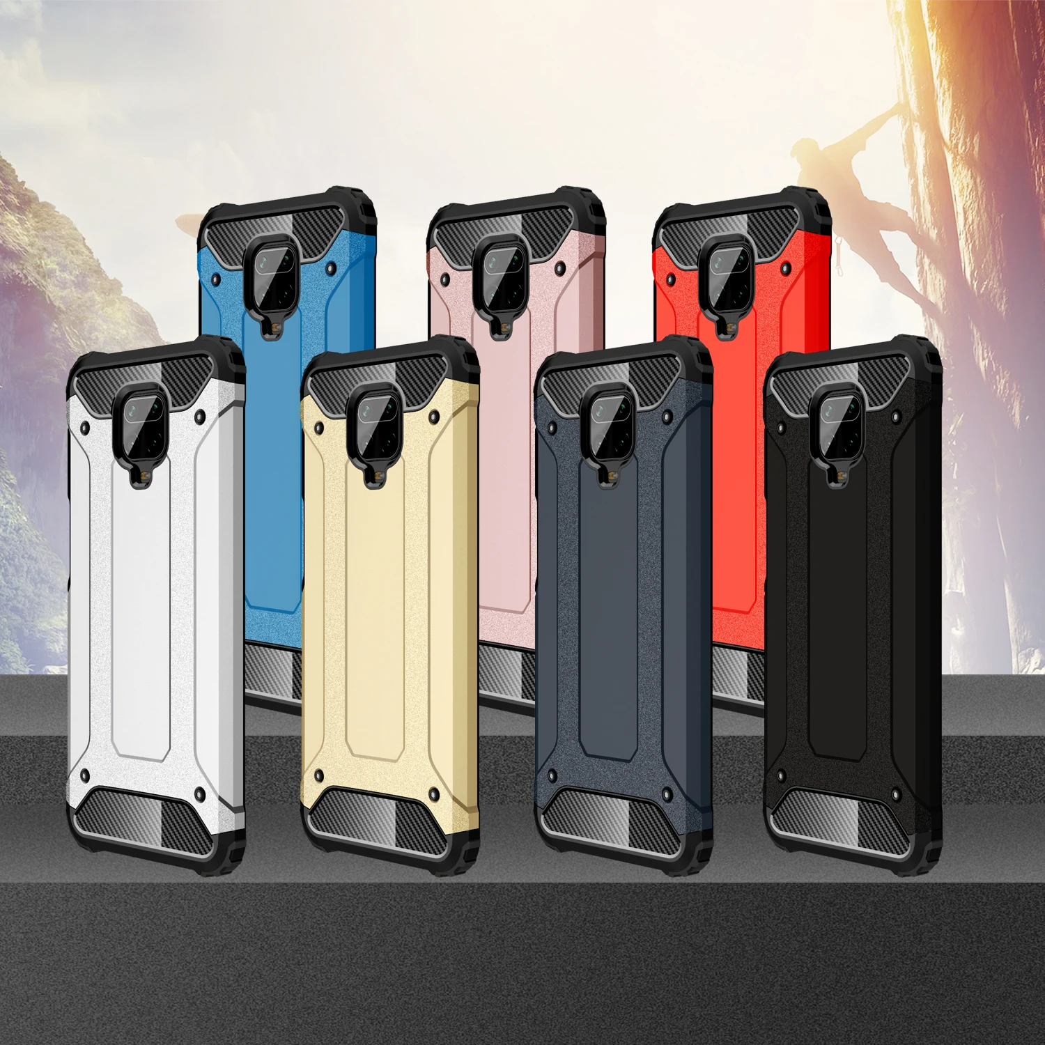 10pcs/lot Heavy Duty Armor Phone Case For Xiaomi CC9 CC9e A3 9 Lite 9T 9SE For Redmi Note 8 8T 8A 10 K20 Pro PC + TPU Cover
10pcs/lot Heavy Duty Armor Phone Case For Xiaomi CC9 CC9e A3 9 Lite 9T 9SE For Redmi Note 8 8T 8A 10 K20 Pro PC + TPU Cover