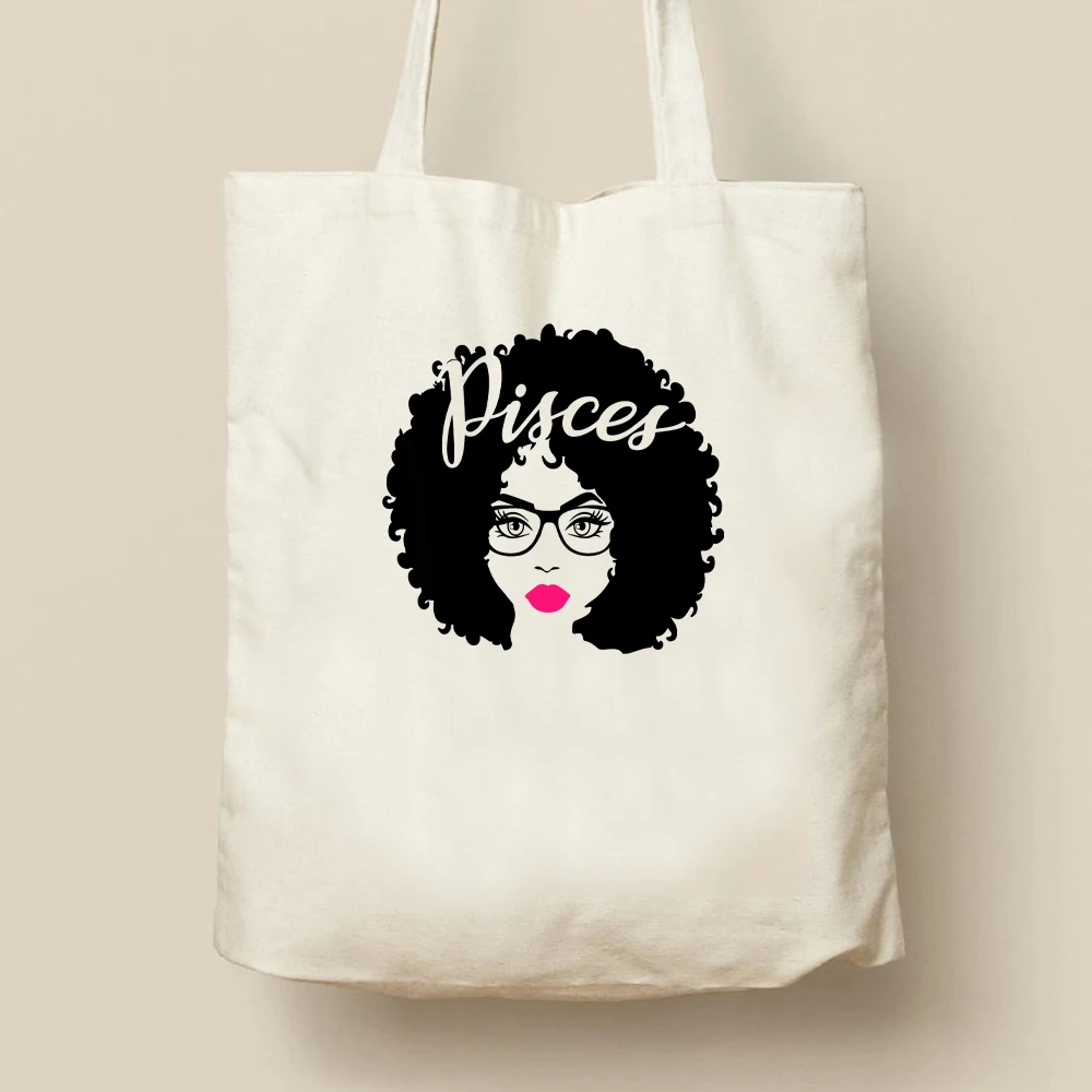 Women Pisces Shopper Bag Printed Kawaii Bag Fashion Shopping Canvas Shopper Bag Girl Handbag Tote Shoulder Lady Bag
Women Pisces Shopper Bag Printed Kawaii Bag Fashion Shopping Canvas Shopper Bag Girl Handbag Tote Shoulder Lady Bag