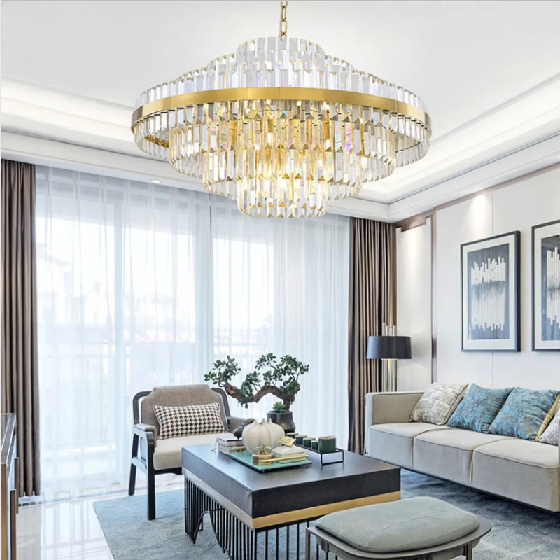 Modern Luxury Crystal Led Pendant Lights Lustre Indoor Lighting Lamp Home Bedroom Living Dining Room Decor Hanging Light Fixture
Modern Luxury Crystal Led Pendant Lights Lustre Indoor Lighting Lamp Home Bedroom Living Dining Room Decor Hanging Light Fixture