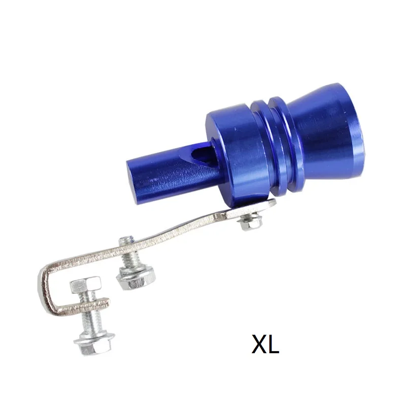 XL-Blue Universal Aluminum Turbo Sound Exhaust Muffler Pipe Whistle Car Blow off valve BOV Tip Simulator Whistler 
XL-Blue Universal Aluminum Turbo Sound Exhaust Muffler Pipe Whistle Car Blow off valve BOV Tip Simulator Whistler