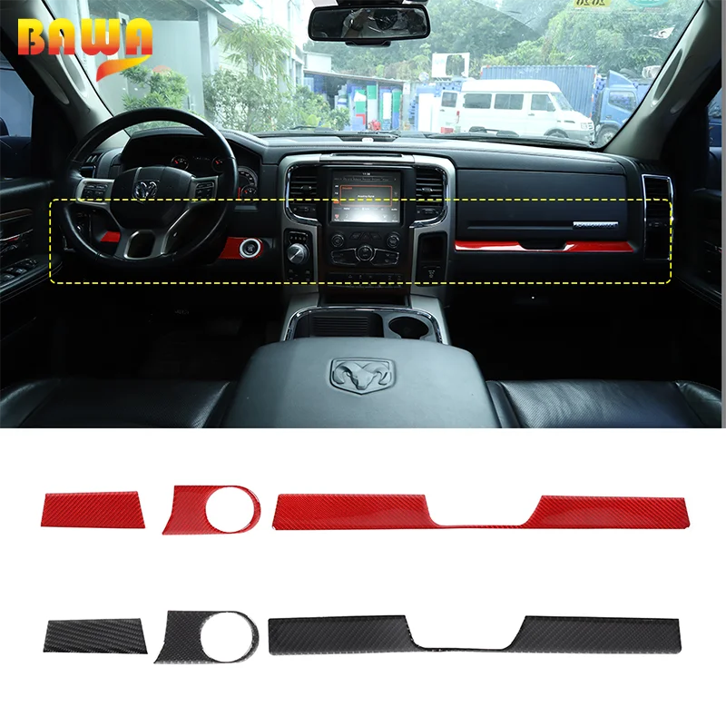 BAWA soft Carbon Fiber Stickers Car Center Console Decoration Strips for Dodge Ram 1500 2010-2015 car accessories
BAWA soft Carbon Fiber Stickers Car Center Console Decoration Strips for Dodge Ram 1500 2010-2015 car accessories