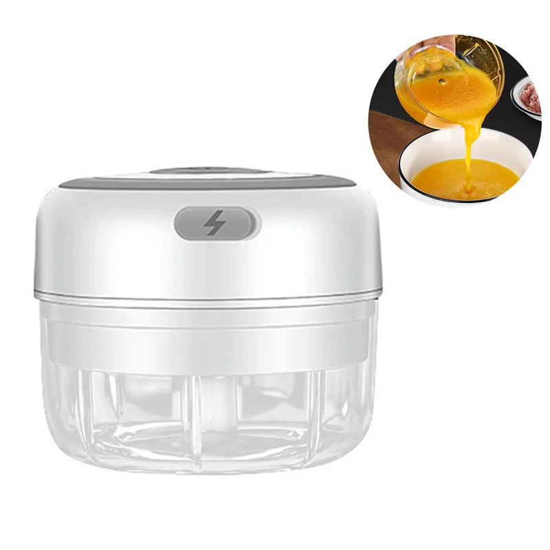 Electric Kitchen Chopper Garlic Masher Meat Grinder Mini Food Garlic Vegetable Chopper Crusher Rechargeable USB Food Processor
Electric Kitchen Chopper Garlic Masher Meat Grinder Mini Food Garlic Vegetable Chopper Crusher Rechargeable USB Food Processor