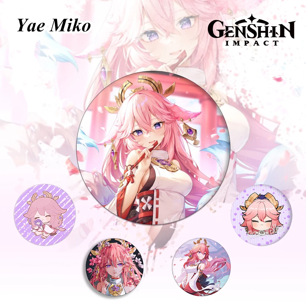 Genshin Impact Yae Miko Badge Shenhe Badge Brooch Pin Cosplay Accessories For Clothes Backpack Badge Decoration Gift Home Decor
Genshin Impact Yae Miko Badge Shenhe Badge Brooch Pin Cosplay Accessories For Clothes Backpack Badge Decoration Gift Home Decor