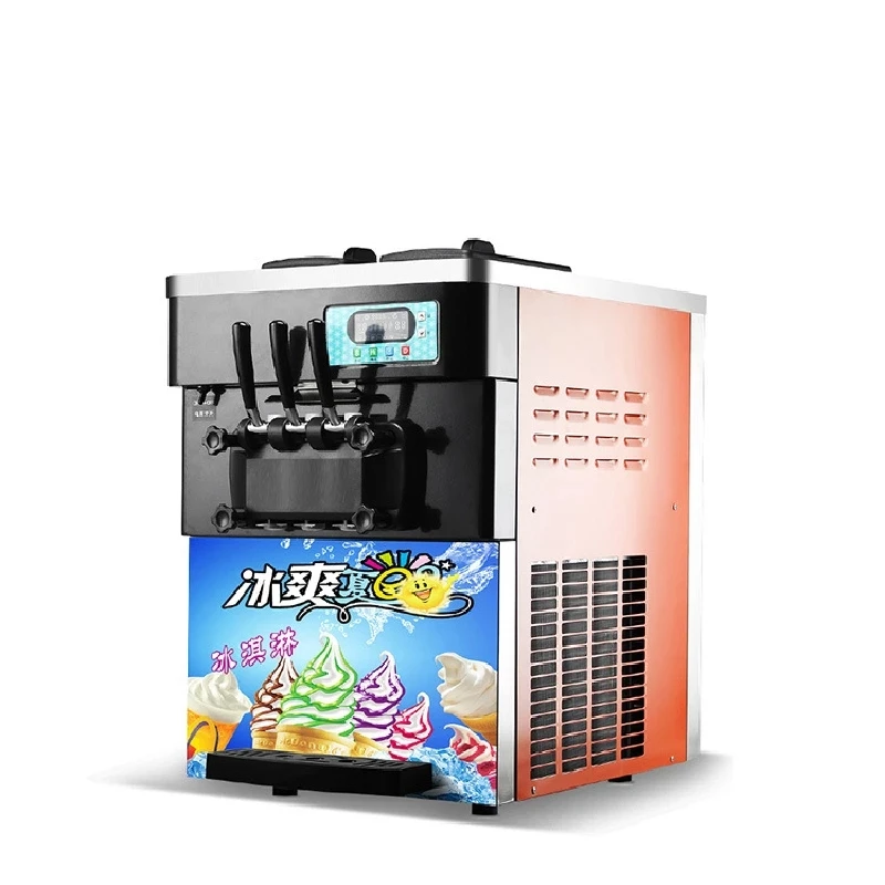 Commercial desktop ice cream machine automatic cleaning ice cream maker Intelligent three-head ice cream machine
Commercial desktop ice cream machine automatic cleaning ice cream maker Intelligent three-head ice cream machine