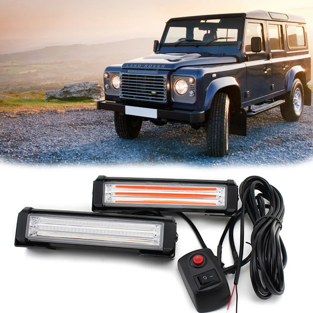 1 Pair Car Medium Grid Strobe COB Bar Light Highlight Warning Light 12V-24V 6500k For Emergency Workers Car COB Lights
1 Pair Car Medium Grid Strobe COB Bar Light Highlight Warning Light 12V-24V 6500k For Emergency Workers Car COB Lights