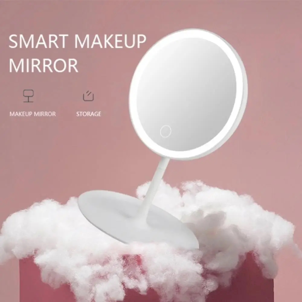 Makeup Mirrors Mirror Lamp Table Mirror LED Lighted USB Magnifying Luminous Portable 90 ° Rotation Touch Control Cosmetic
Makeup Mirrors Mirror Lamp Table Mirror LED Lighted USB Magnifying Luminous Portable 90 ° Rotation Touch Control Cosmetic