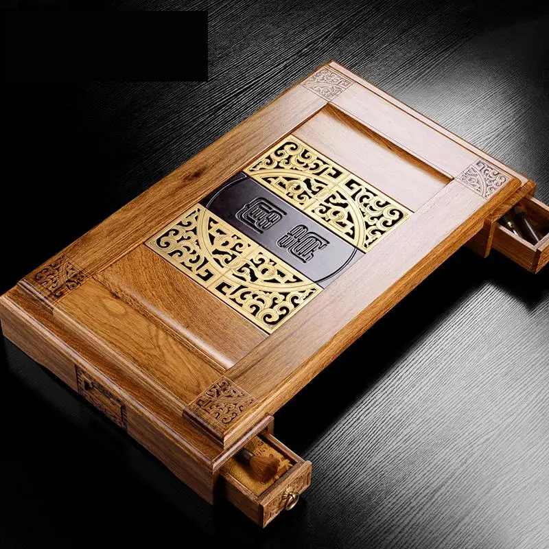Tea Trays Africa Huanghua Pear Ebony Tea Tray Solid Wood Tea Taiwan Tea Care Tea Red Wood Tea
Tea Trays Africa Huanghua Pear Ebony Tea Tray Solid Wood Tea Taiwan Tea Care Tea Red Wood Tea
