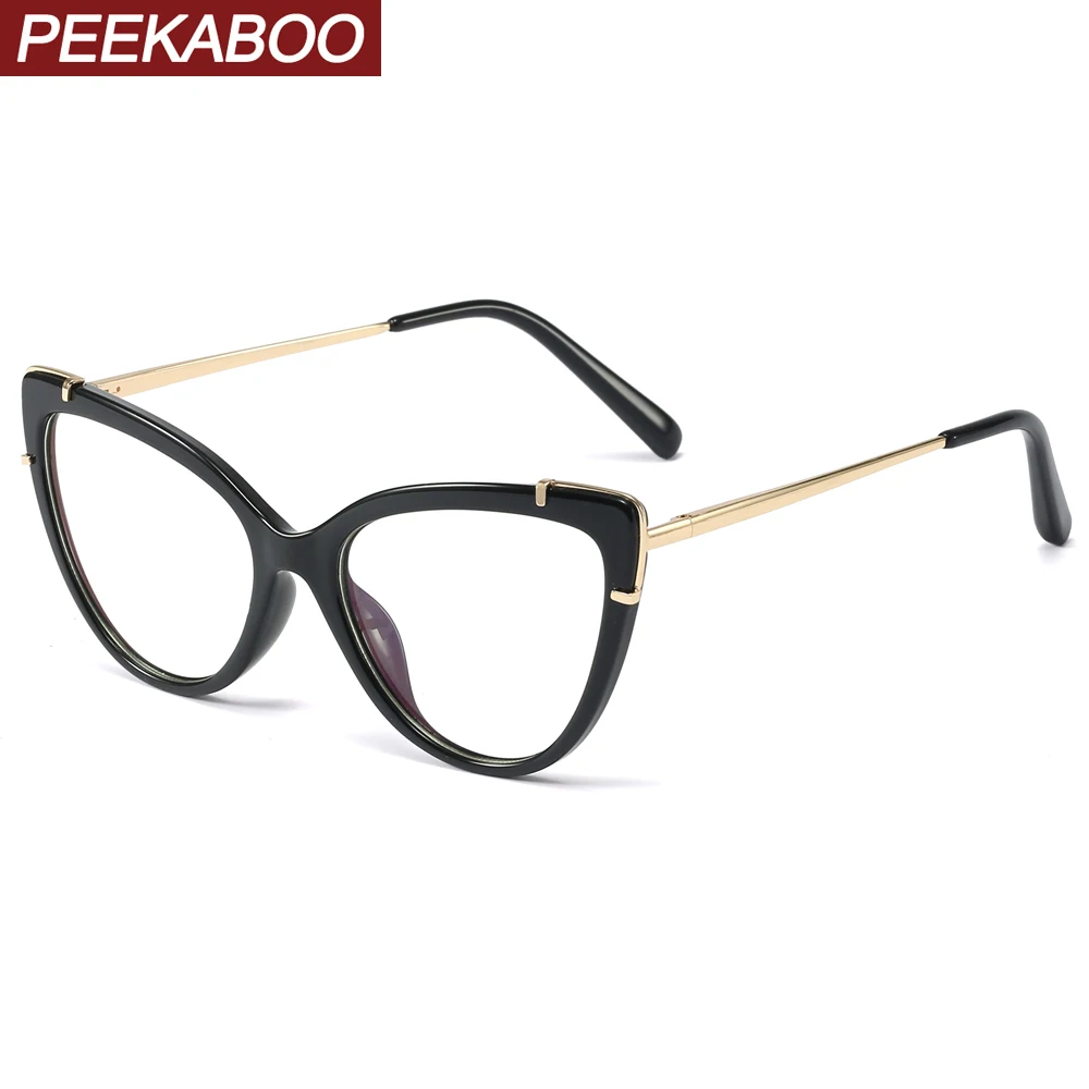 Peekaboo anti blue light glasses female cat eye TR90 frame clear lens ladies optical glasses frame women computer half metal
Peekaboo anti blue light glasses female cat eye TR90 frame clear lens ladies optical glasses frame women computer half metal