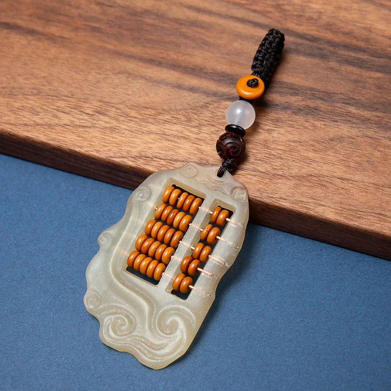 Chinese style handicraft natural claw horn wishful abacus key chain pendant creative car key chain
Chinese style handicraft natural claw horn wishful abacus key chain pendant creative car key chain