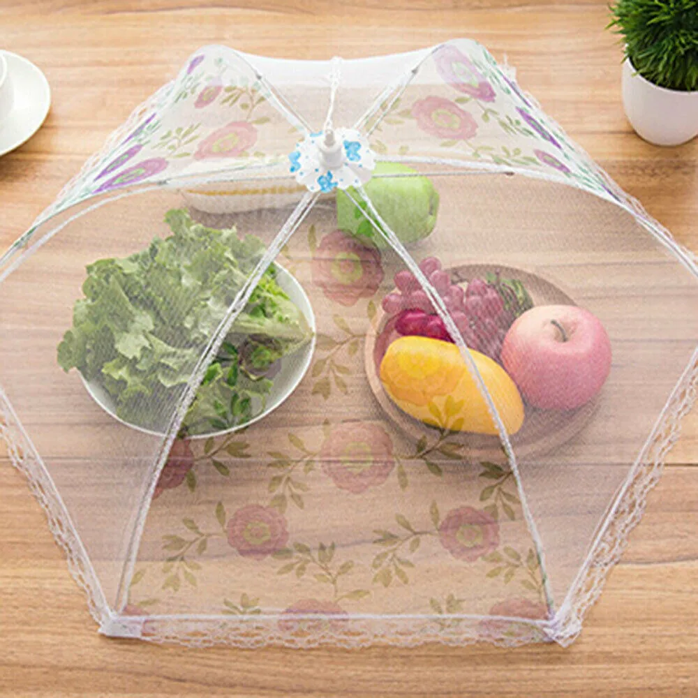 2pcs Portable Food Umbrella Covers Anti Mosquito Meal Nets Fly Insect Mesh Protector For Kitchen Dinner Table Outdoor
2pcs Portable Food Umbrella Covers Anti Mosquito Meal Nets Fly Insect Mesh Protector For Kitchen Dinner Table Outdoor