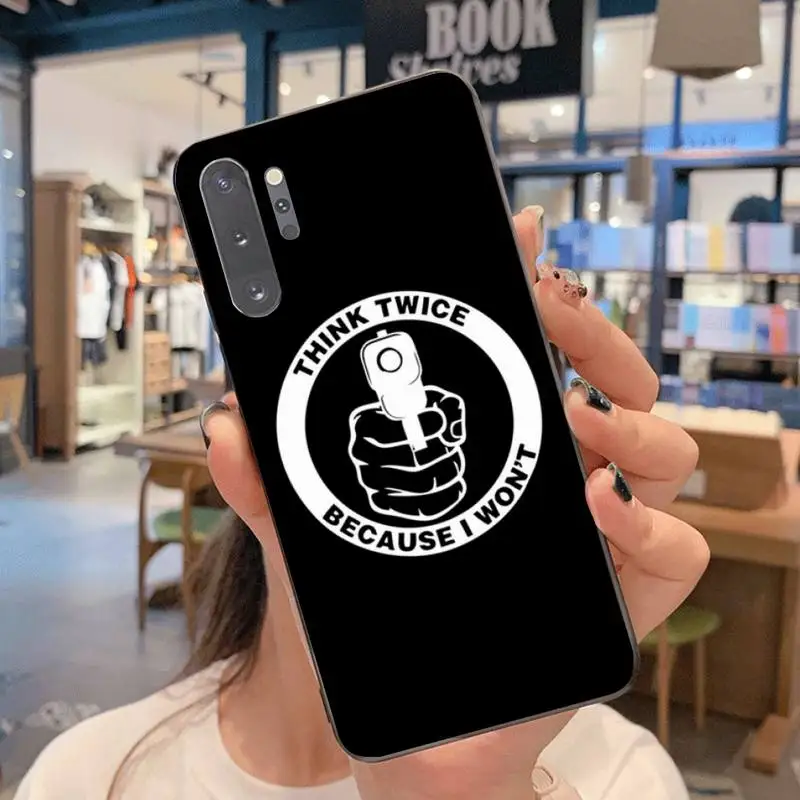 Чехол CUTEWANAN Glock Handgun для телефона Samsung Note 7 8 9 10 Lite Plus Galaxy J7 J8 J6 2018 Prime | Мобильные