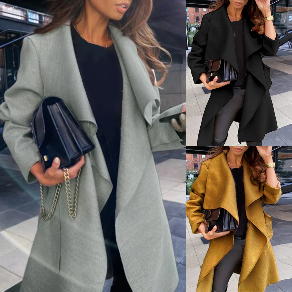 Long Straight Winter Coat Solid Color Ruffle Long Coat Parkas Women High Street Loose Coat Overcoat Long Female Autumn Outerwear
Long Straight Winter Coat Solid Color Ruffle Long Coat Parkas Women High Street Loose Coat Overcoat Long Female Autumn Outerwear