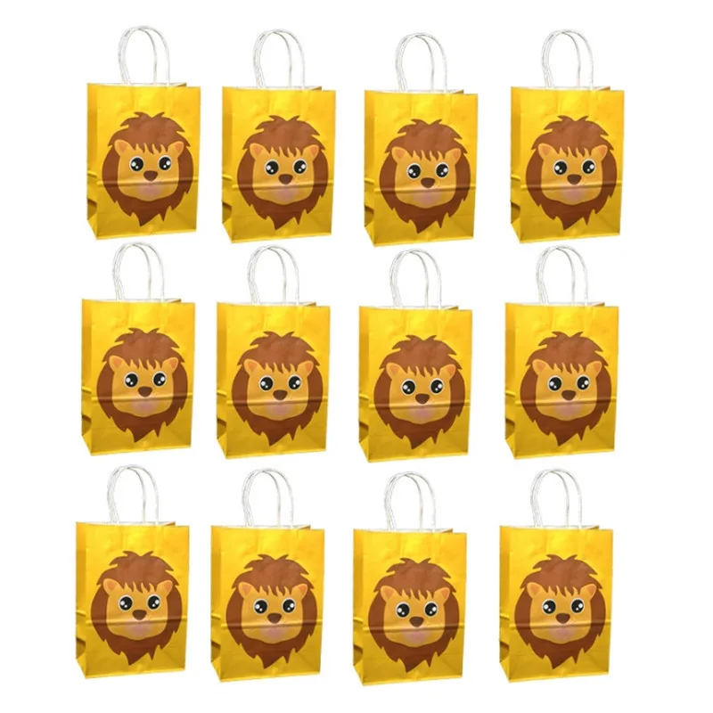12pcs/set Animal Lion King Paper Gift Bags Party Bag For Party Baby Shower Birthday Decor Candy Box Favors Event Party Supplies 
12pcs/set Animal Lion King Paper Gift Bags Party Bag For Party Baby Shower Birthday Decor Candy Box Favors Event Party Supplies